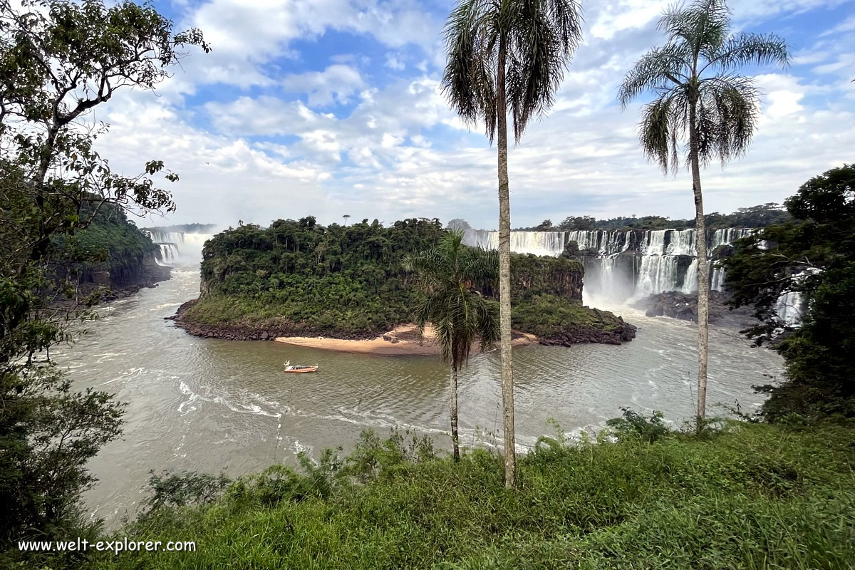 Panorama der Iguazu Wasserfälle
