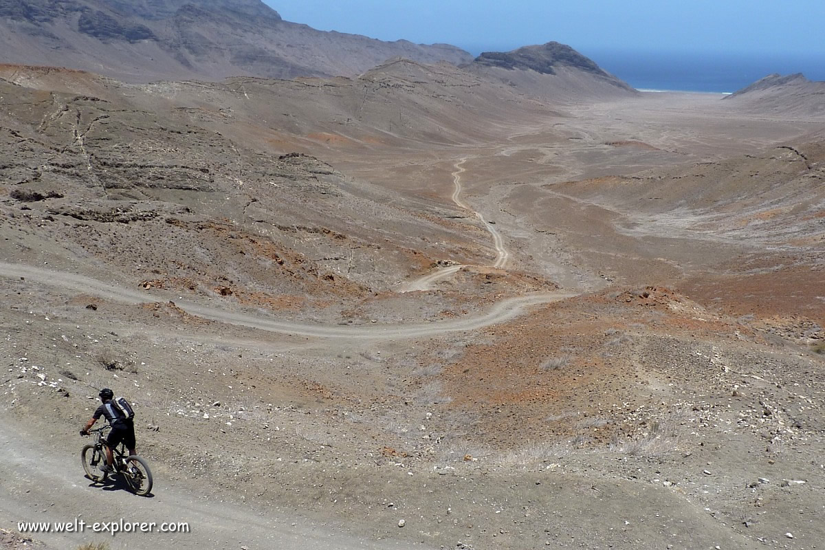 Mountainbiking auf der Insel Sao Vicente