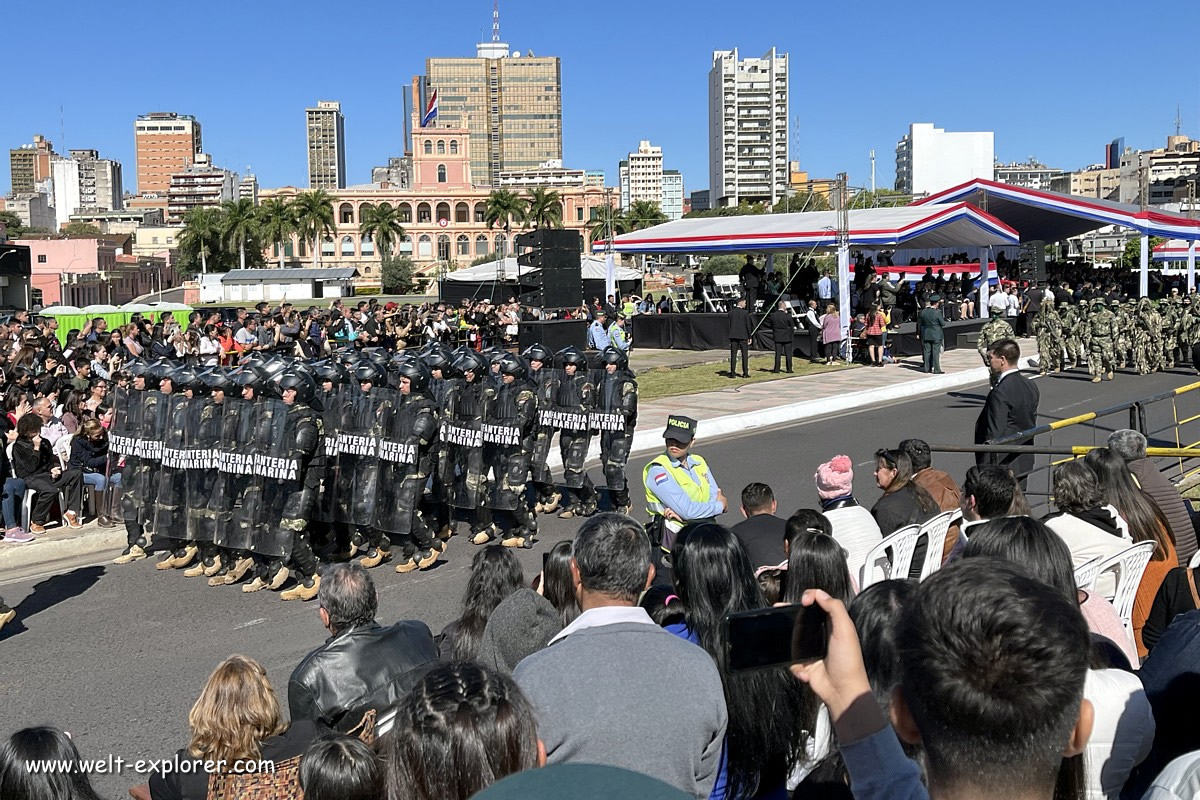 Feiertag und Tag der Unabhängigkeit in Paraguay