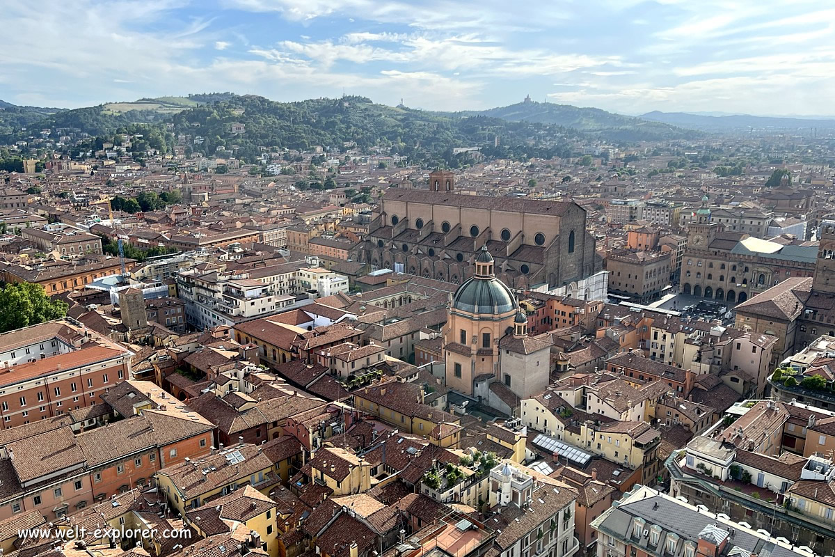 Bologna ist die Hauptstadt der Emilia-Romagna