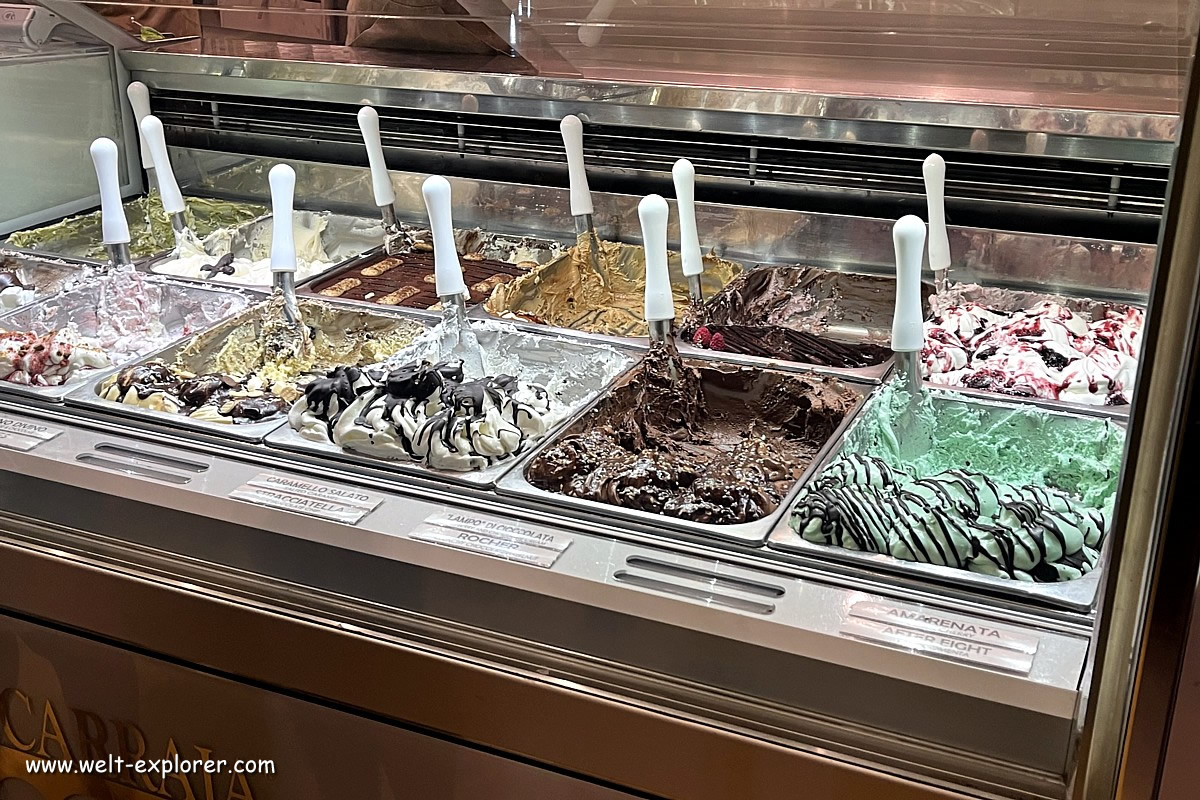 Gelato italienisches Eis für die Kinder