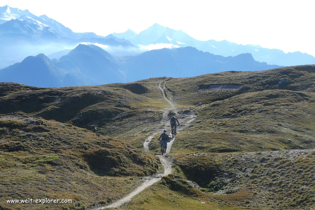 Alpencross auf der Route der Alpine Bike