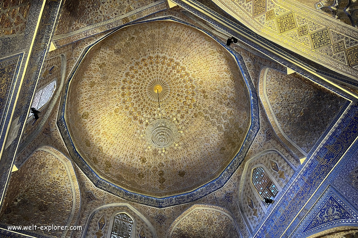 Islamische Architektur im Gur-Emir-Mausoleum