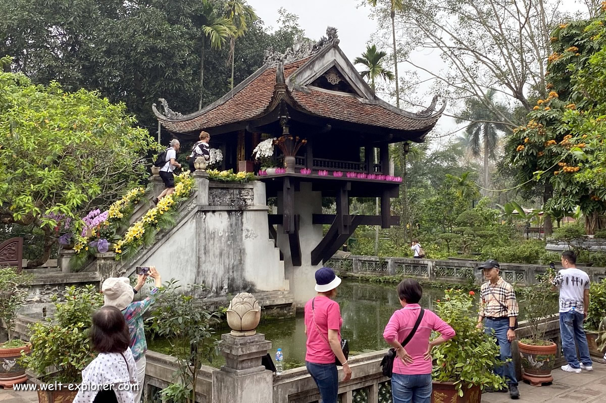 Einsäulenpagode in Vietnams Hauptstadt