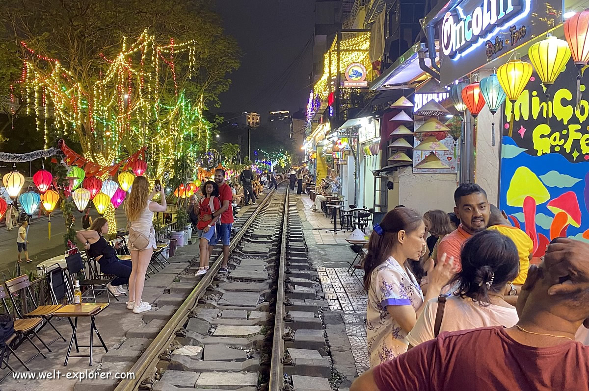 Spektakuläre Hanoi Train Street