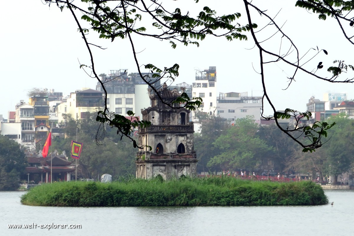 Hoan Kiema See ist eine Sehenswürdigkeit in Hanoi