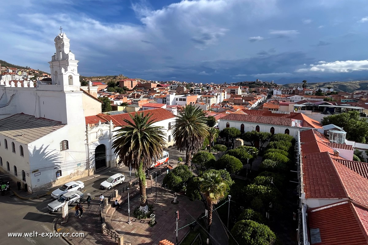 Panorama beim Kloster und Kirche San Felipe Neri