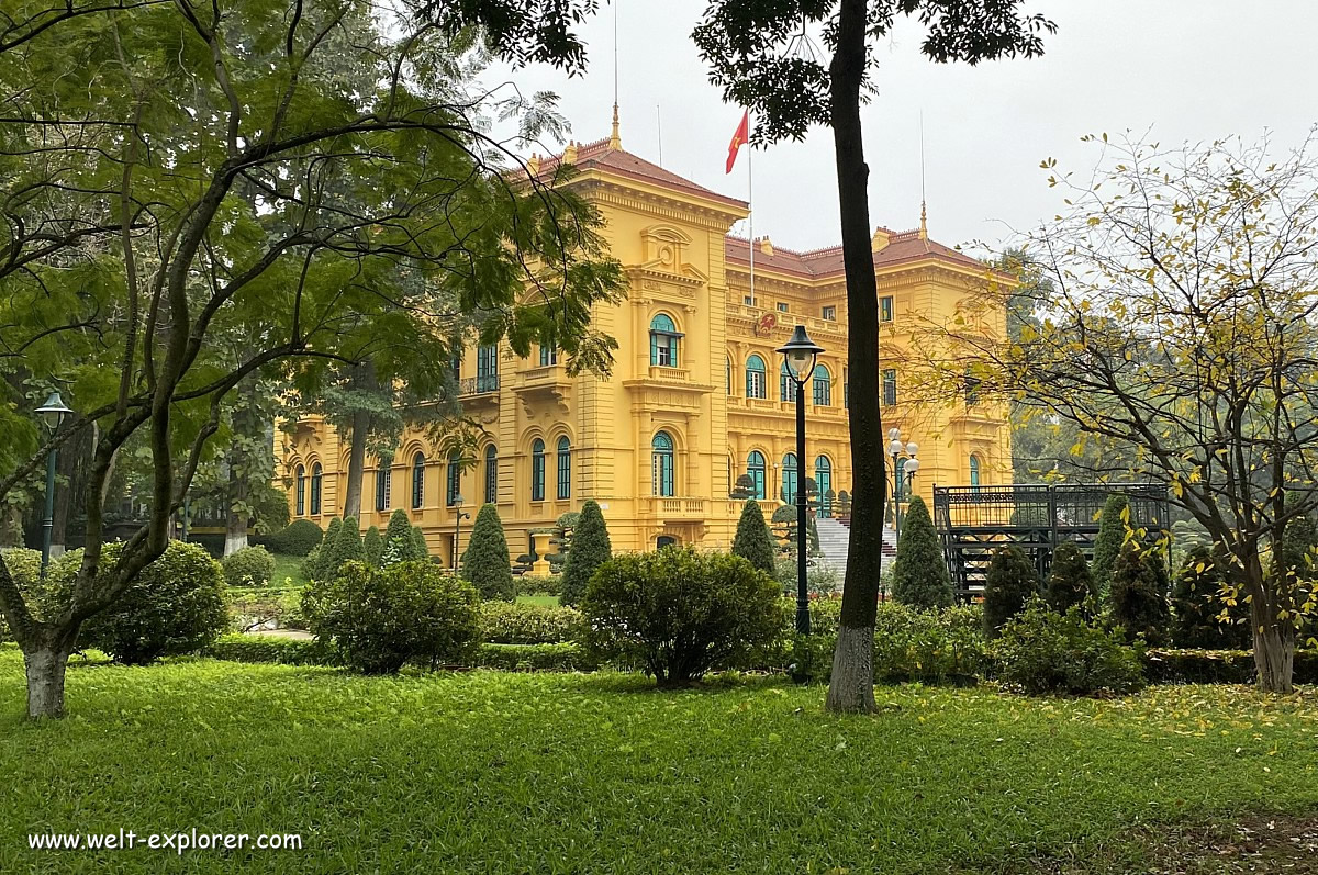 Präsidentenpalast in Vietnams Hauptstadt Hanoi
