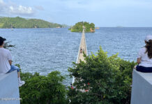 Halbinsel Samana und Nationalpark Los Haitises Samana Halbinsel mit Brücke in der Dominikanischen Republik