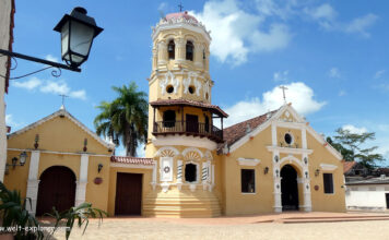 Santa Cruz de Mompox am Ufer des Rio Magdalena Santa Cruz de Mompox in Kolumbien