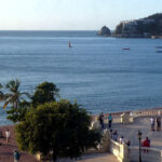 Karibikstadt Santa Marta und Bucht von Taganga Santa Marta Stadt in der Karibik in Kolumbien