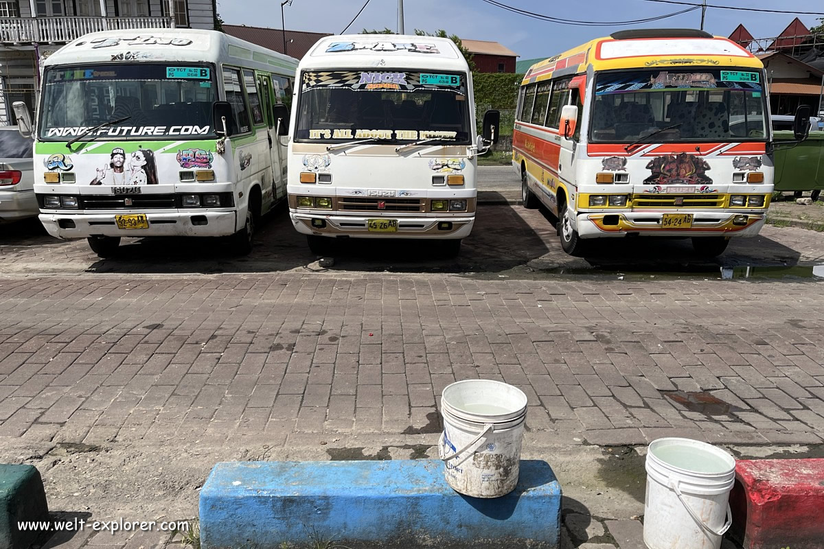 Bus Terminal von Paramaribo