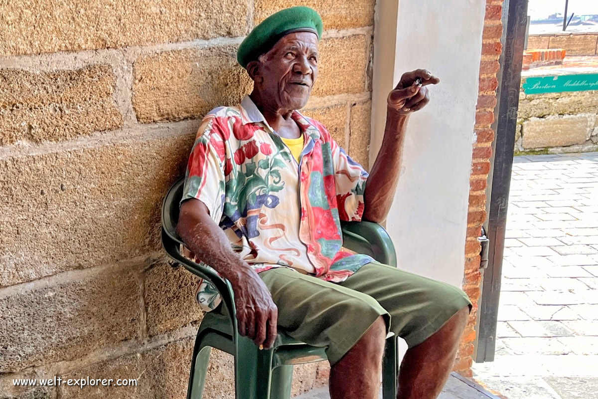Bewohner im kulturellen Schmelztiegel Paramaribo
