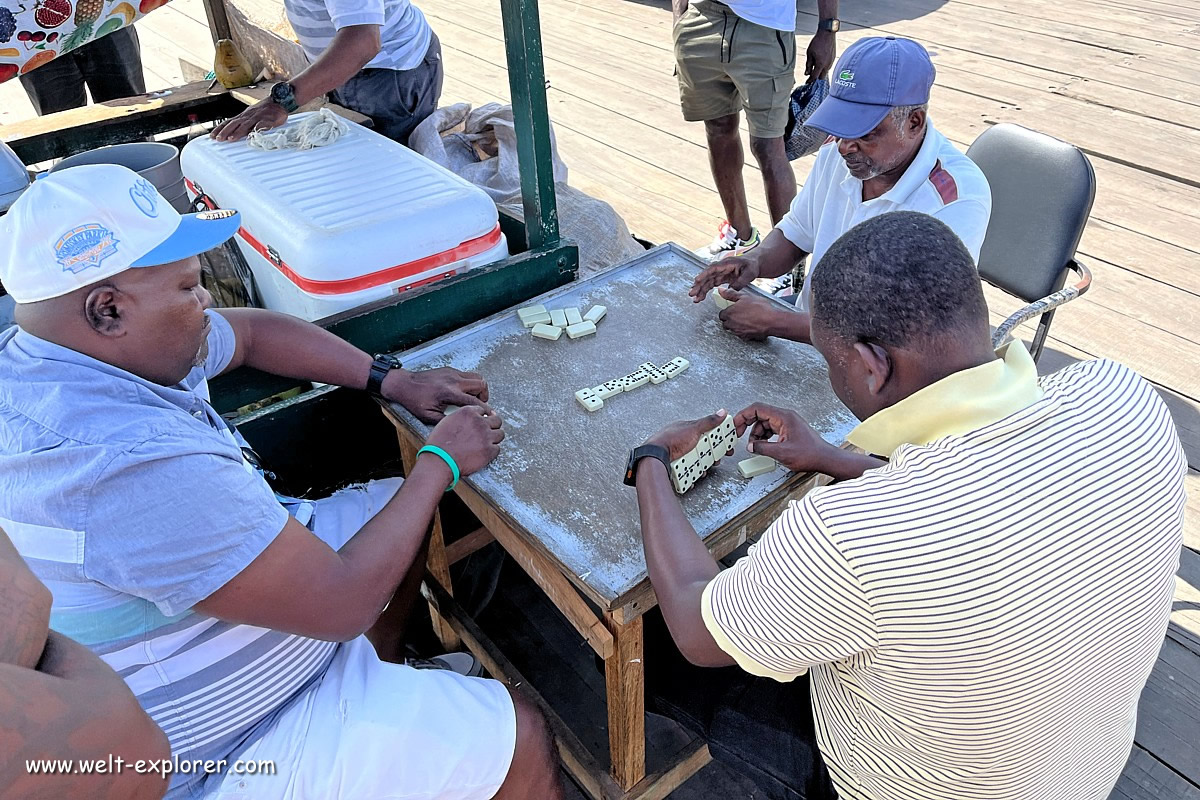 Domino Spieler aus Guayana