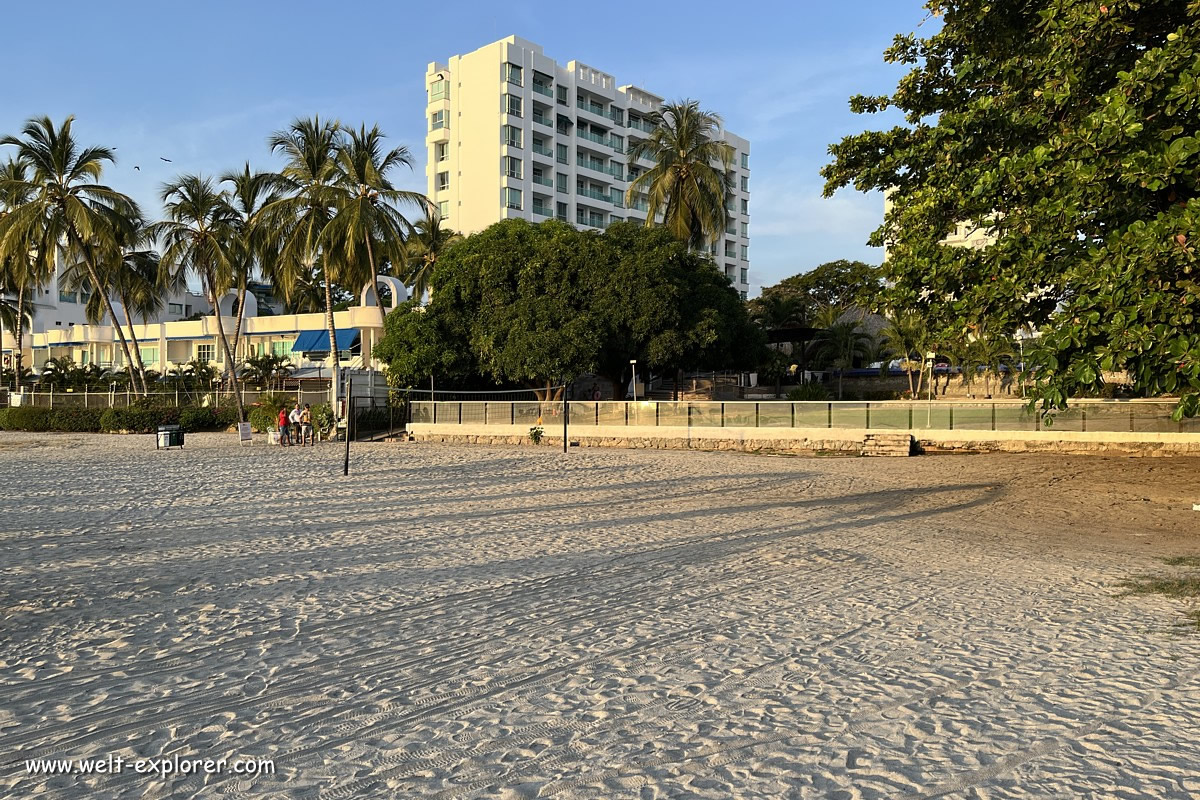 Strandhotel bei der Karibikstadt Santa Marta