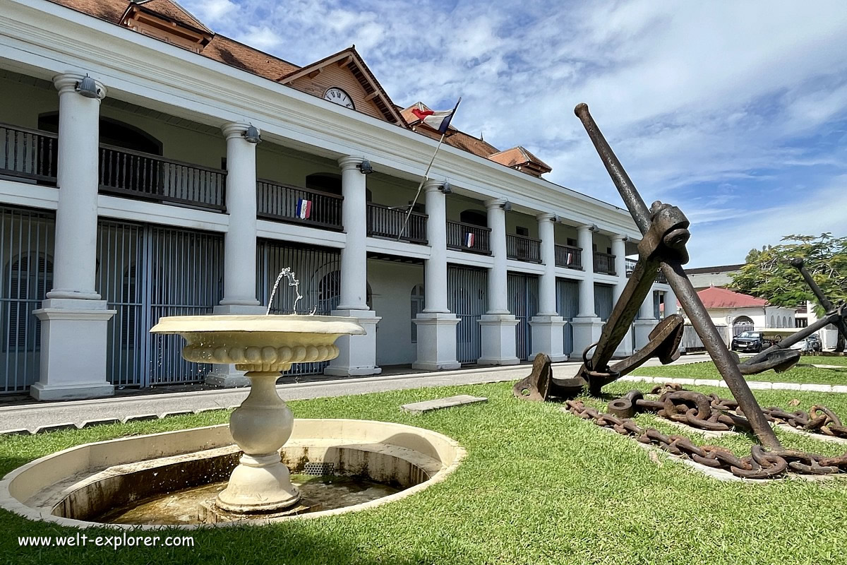 Historische Architektur in Cayenne