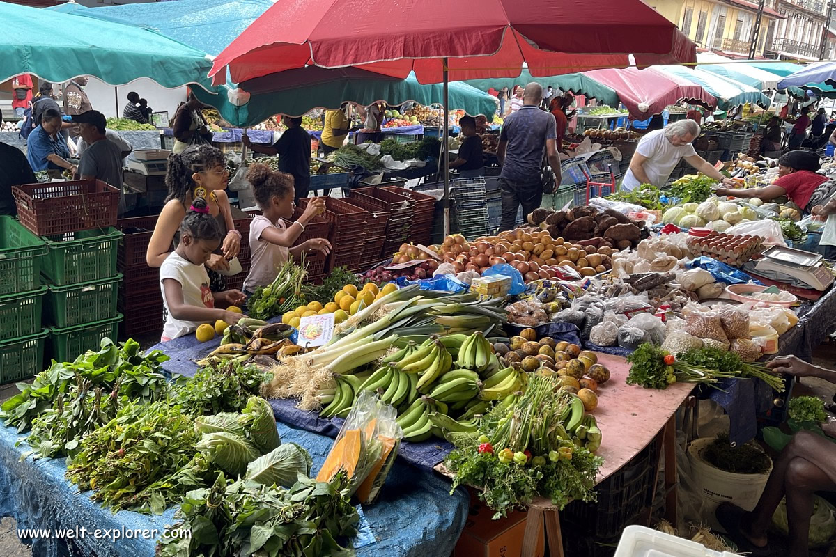 Markt in Französisch-Guayana