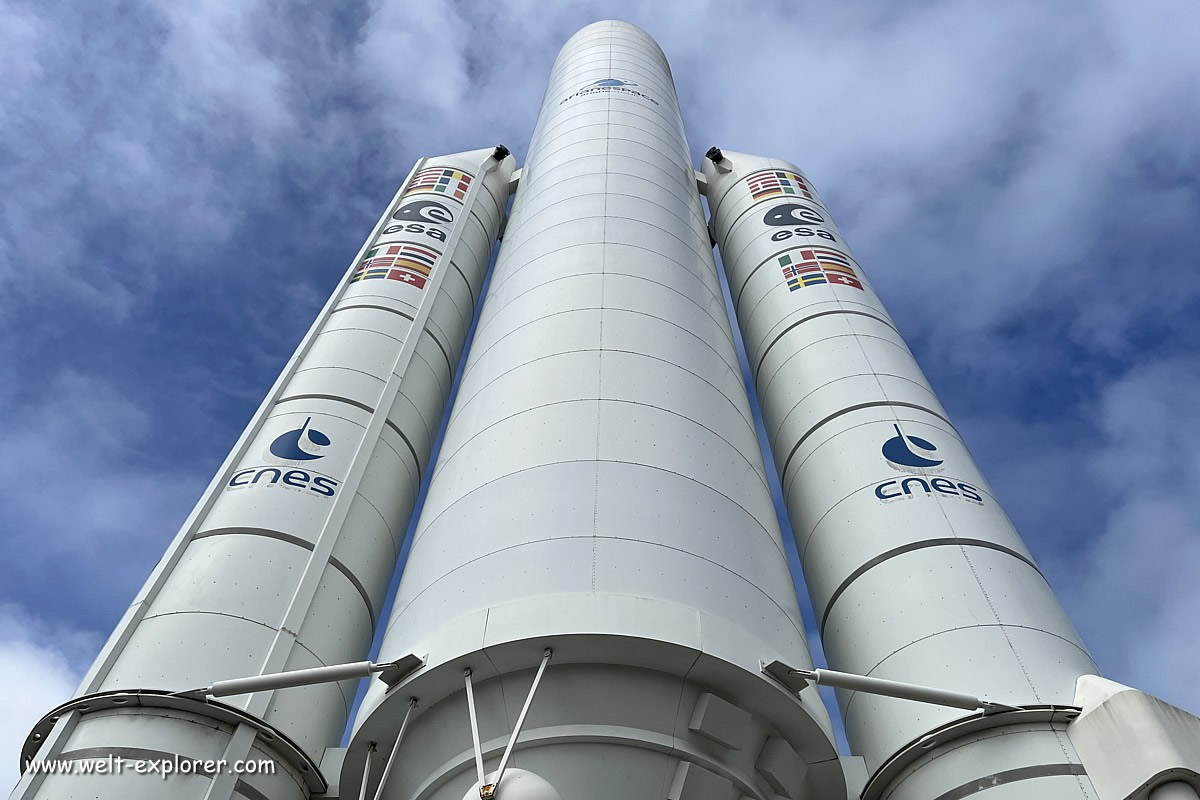 Ariane Rakete in Kourou