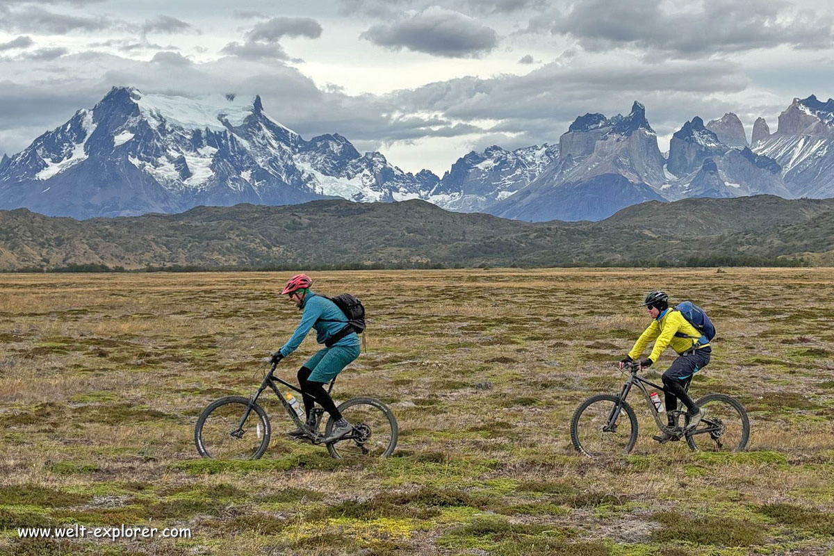 Mountainbike im Nationalpark Torres del Paine