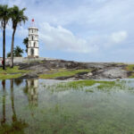 Kourou und das europäische Raumfahrtzentrum Raumfahrtzentrum und Weltraumbahnhof in Kourou in Französisch-Guayana