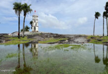 Kourou und das europäische Raumfahrtzentrum Raumfahrtzentrum und Weltraumbahnhof in Kourou in Französisch-Guayana