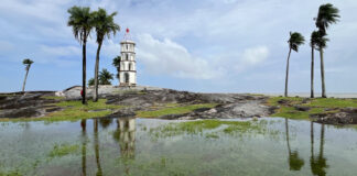 Kourou und das europäische Raumfahrtzentrum Raumfahrtzentrum und Weltraumbahnhof in Kourou in Französisch-Guayana