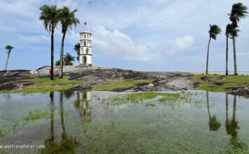 Kourou und das europäische Raumfahrtzentrum Raumfahrtzentrum und Weltraumbahnhof in Kourou in Französisch-Guayana