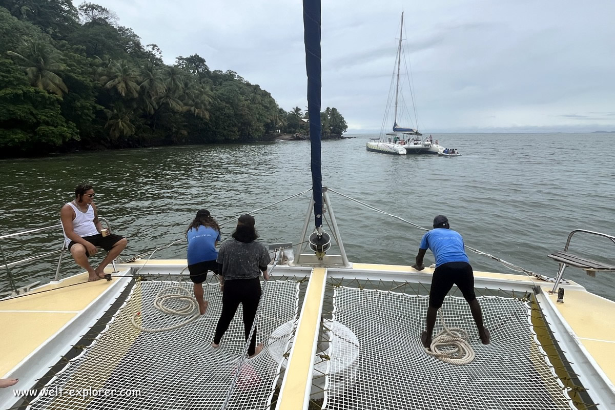 Tour und Ausflug mit dem Katamaran in Französisch-Guayana