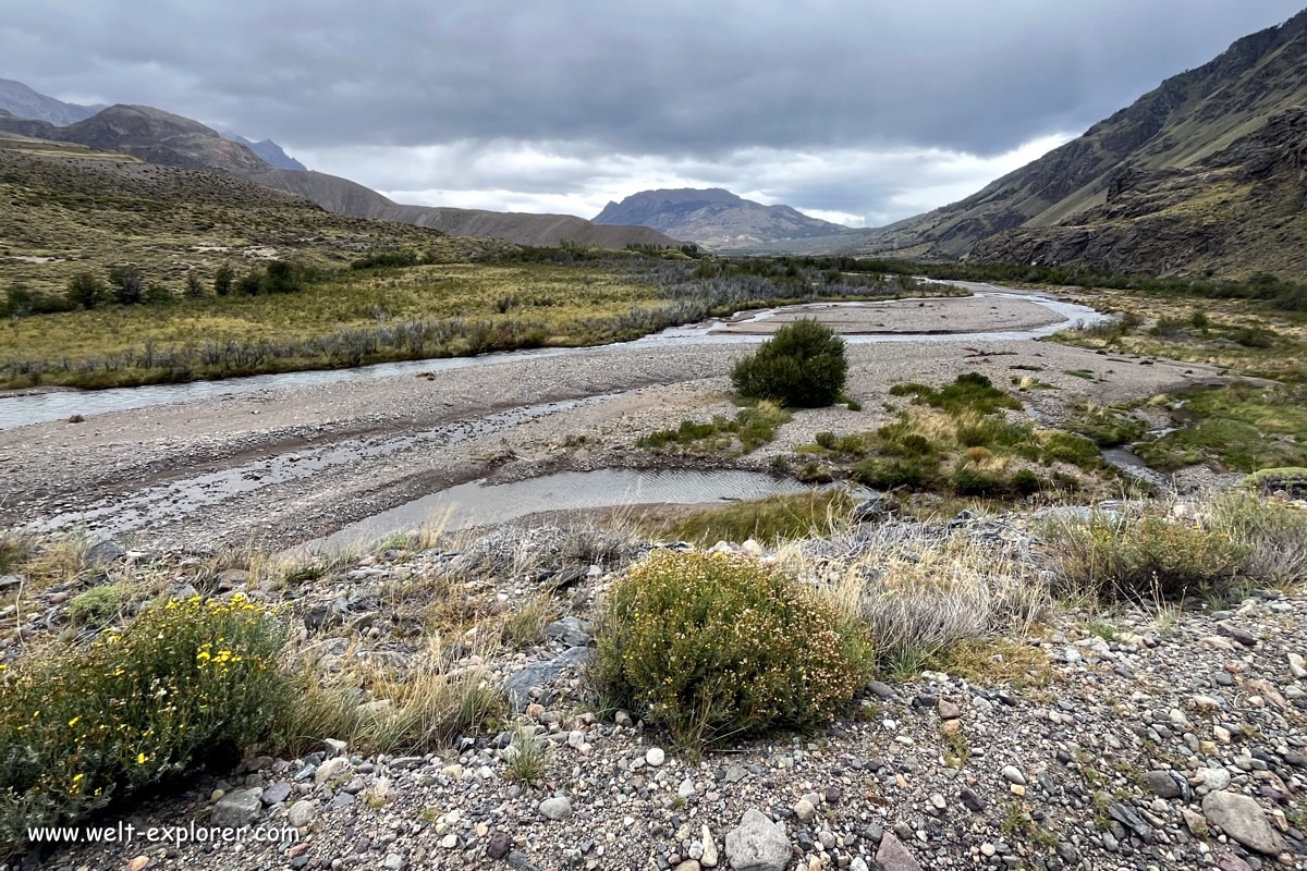 Valle Chacabuco vor dem Paso Roballos