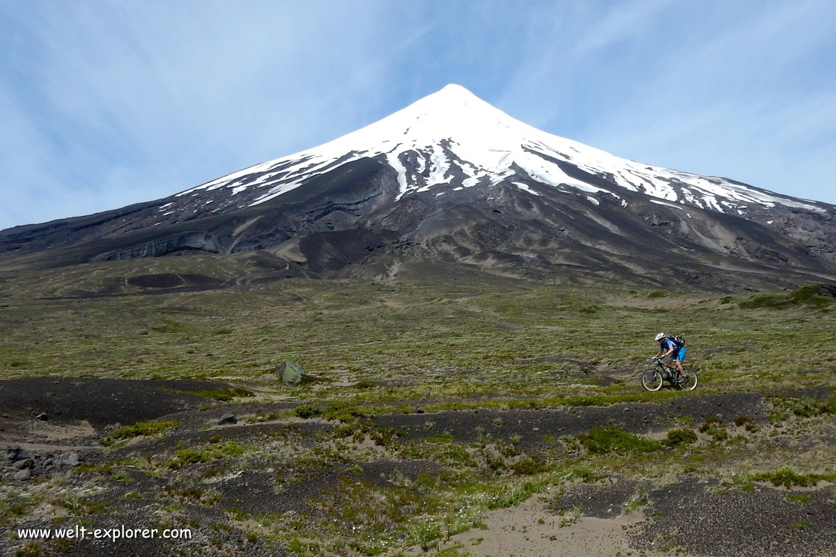 Vulkan Osorno MTB-Tour in Chile