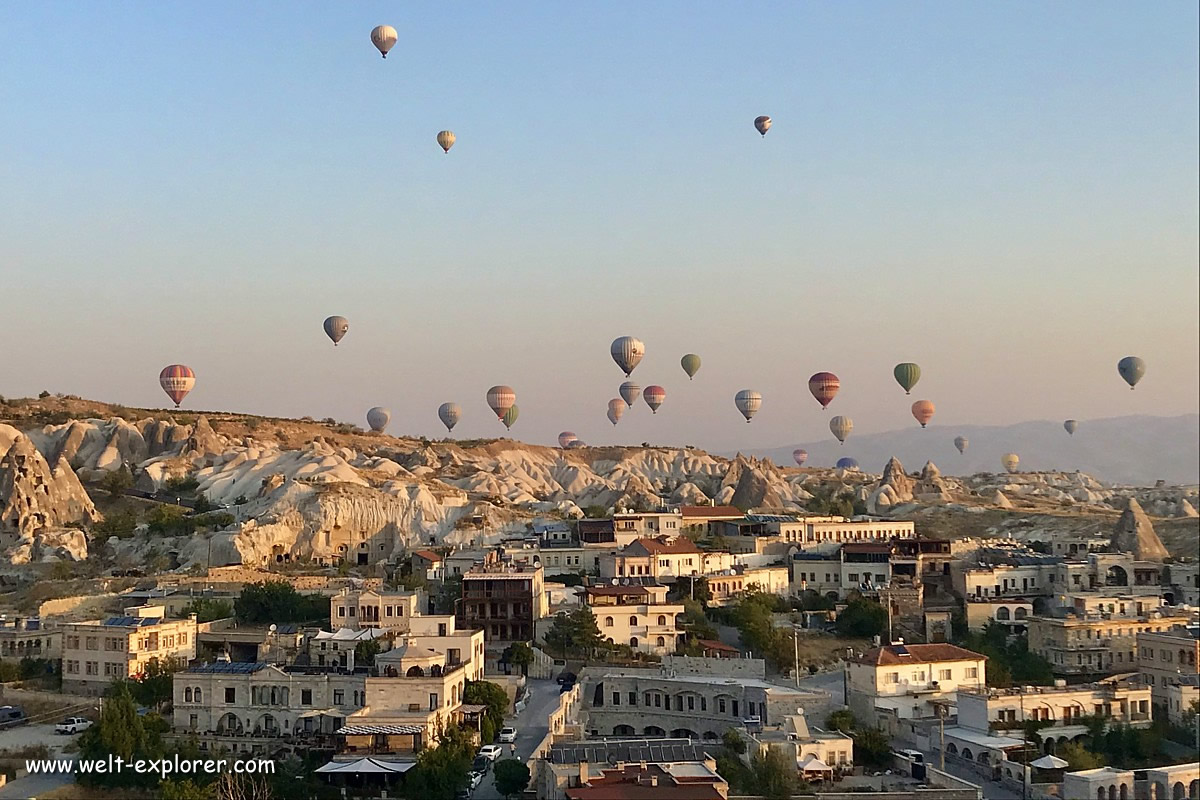 Ausflug und Tour im Heissluftballon in Göreme