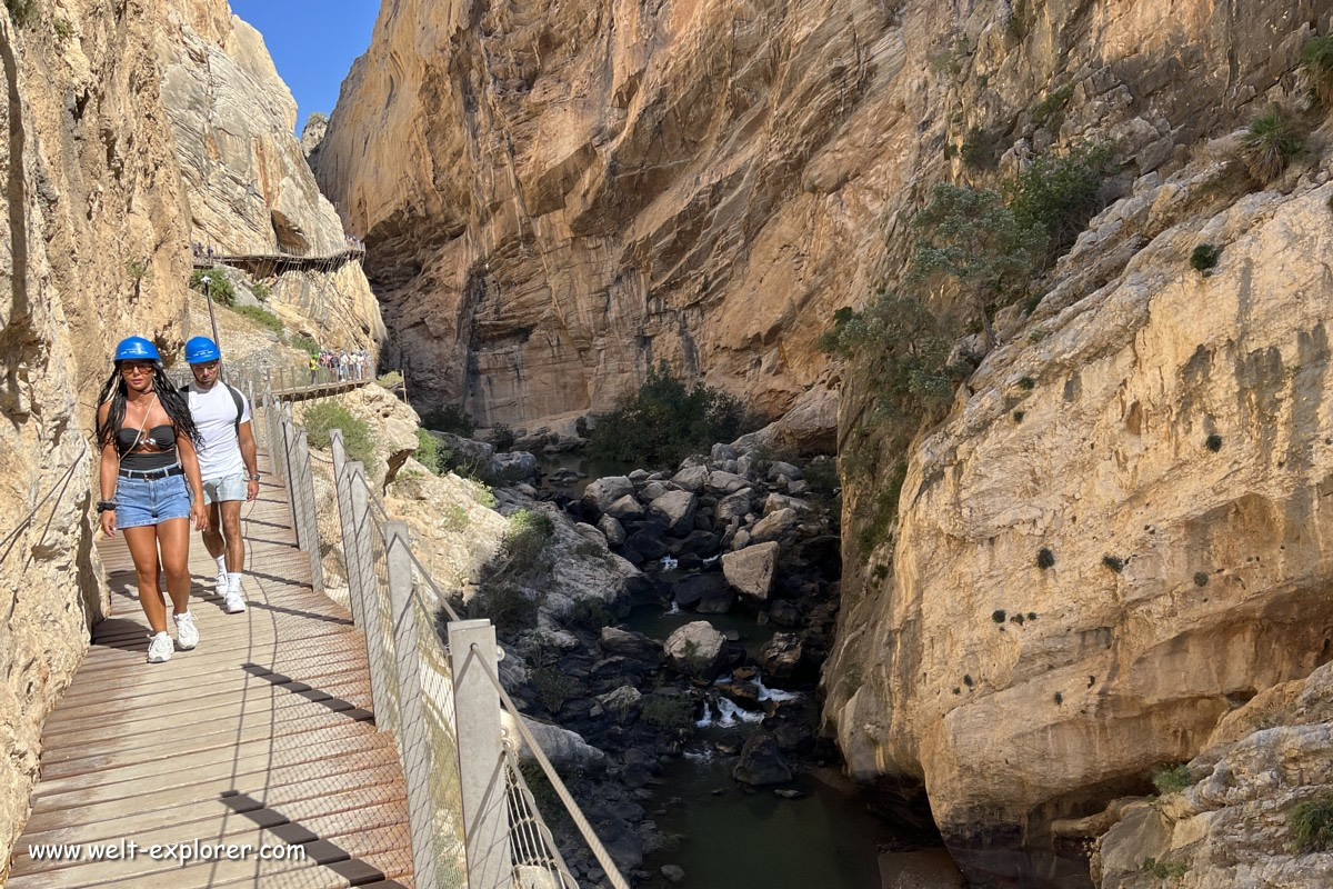 Erfahrung und Tipps für den Wanderweg Caminito del Rey in Spanien