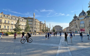 Montpellier: Zwischen Altstadtflair und moderner Architektur Montpellier Place de la Comédie und andere Sehenswürdigkeiten