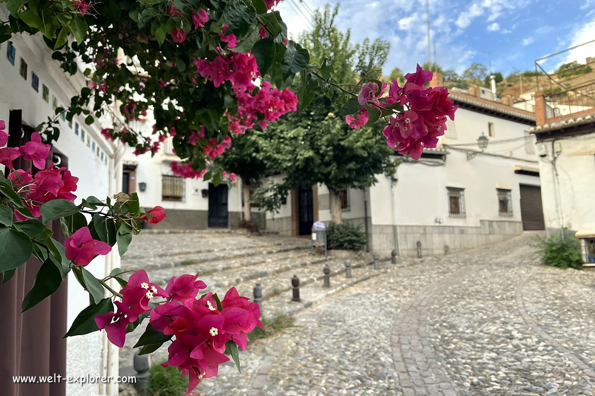 Stadtviertel Albaicin in Granada