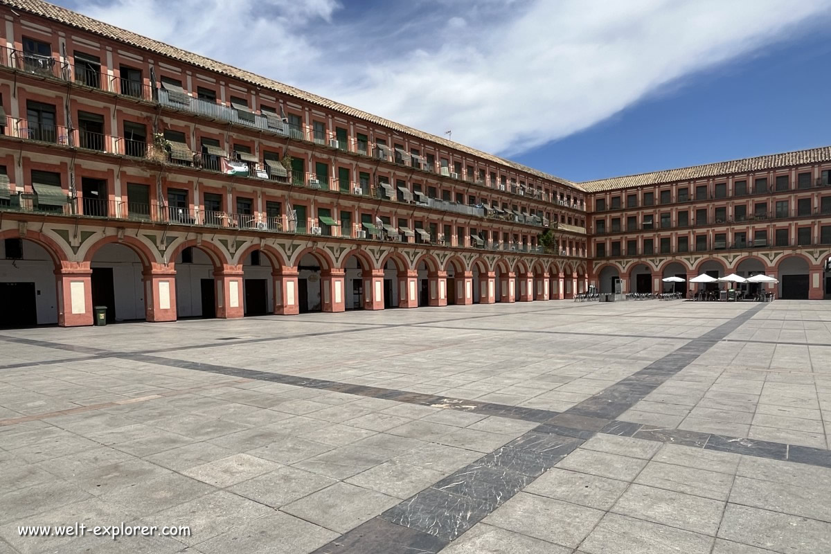 Plaza Corredora im Stadtzentrum von Cordoba
