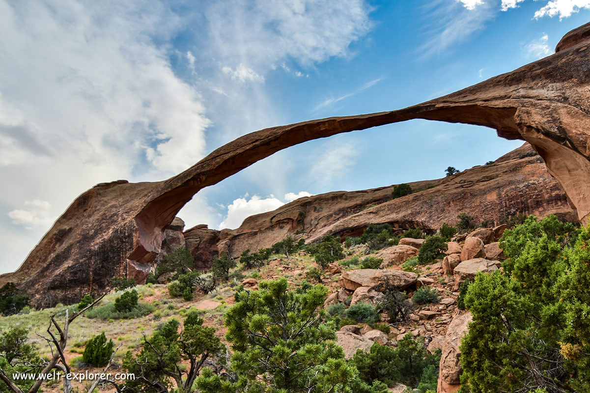 Landscape Arch auf Devils Garden Trail