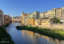 Girona und die Brücken über den Fluss Onyar Sehenswürdigkeiten in Girona mit seinen Brücken über den Fluss Onyar
