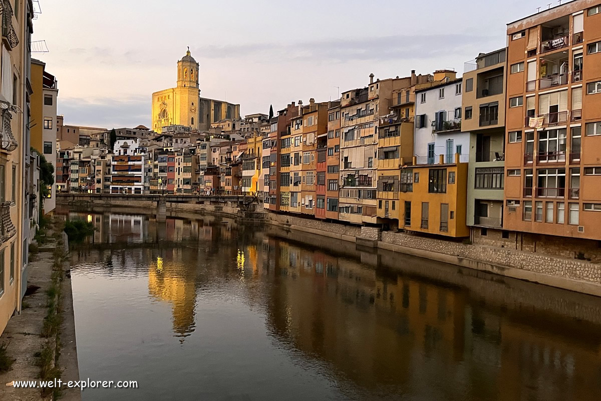 Reiseziel Girona in Katalonien Nordosten von Spanien
