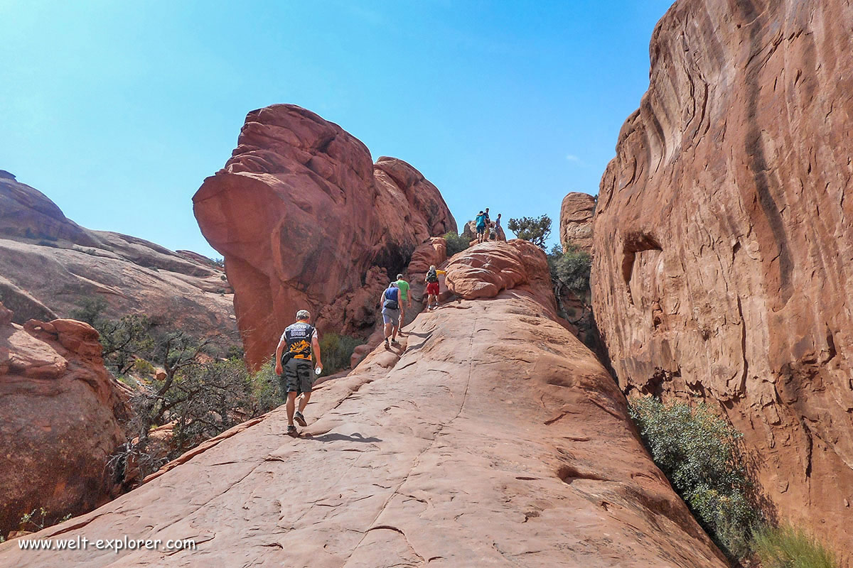 Trekking Arches National Park