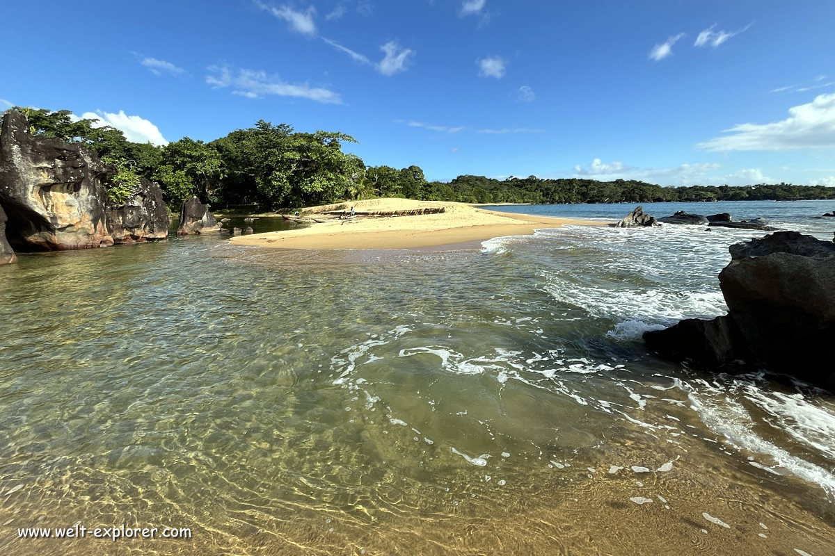 Meer und Strand im Masoala-Nationalpark
