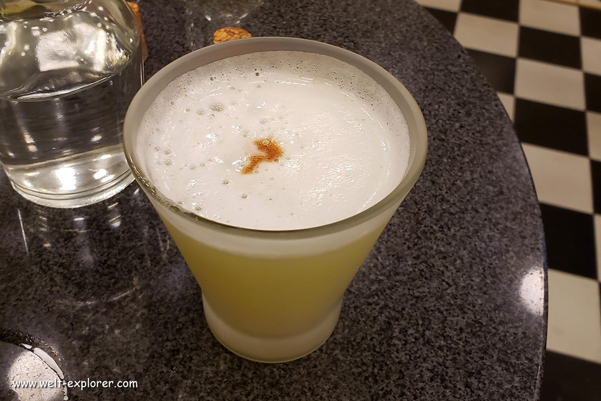 Pisco Sour alhoholisches Getränk aus Peru