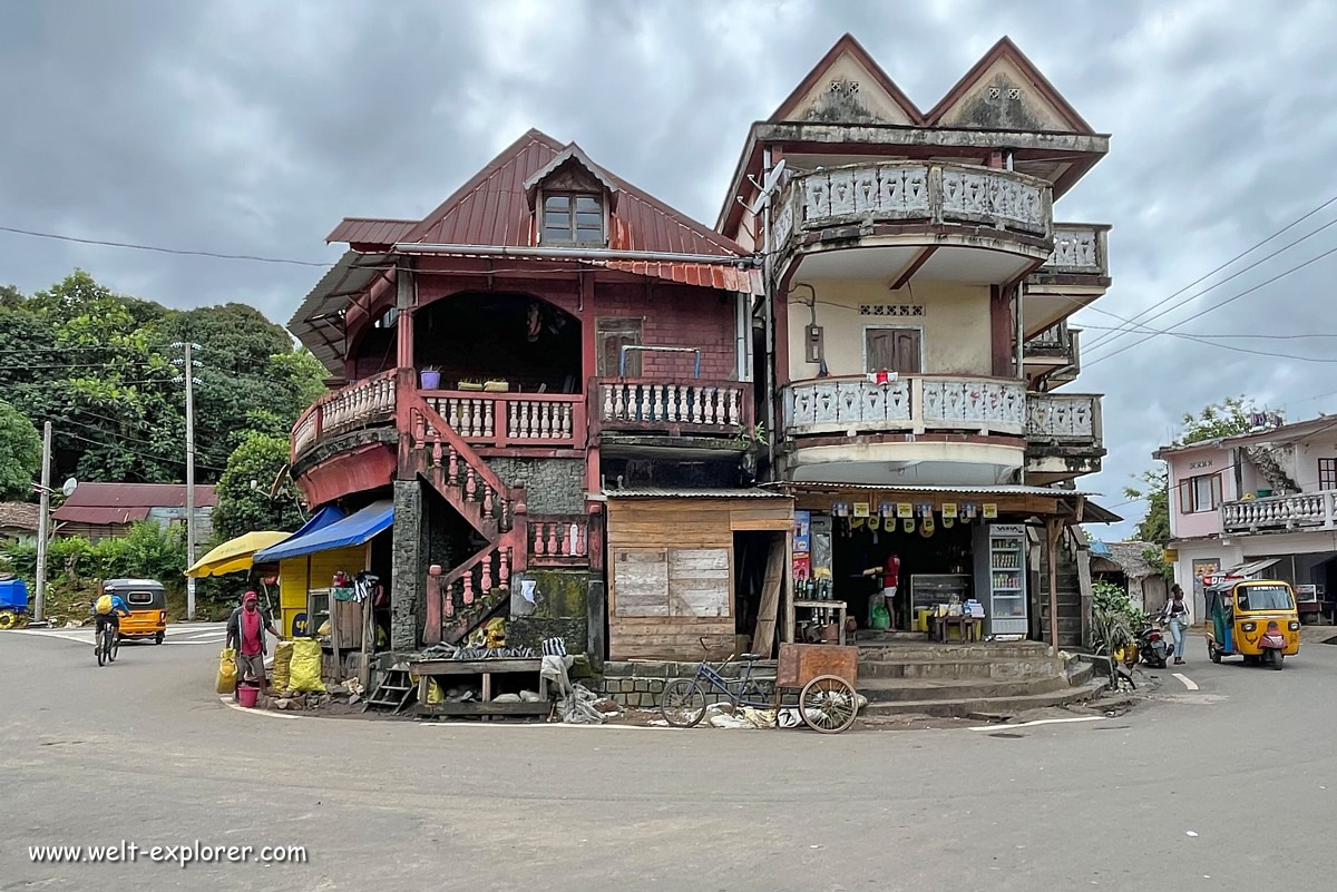 Hauptstadt Ambodifototra auf der Insel Sainte-Marie