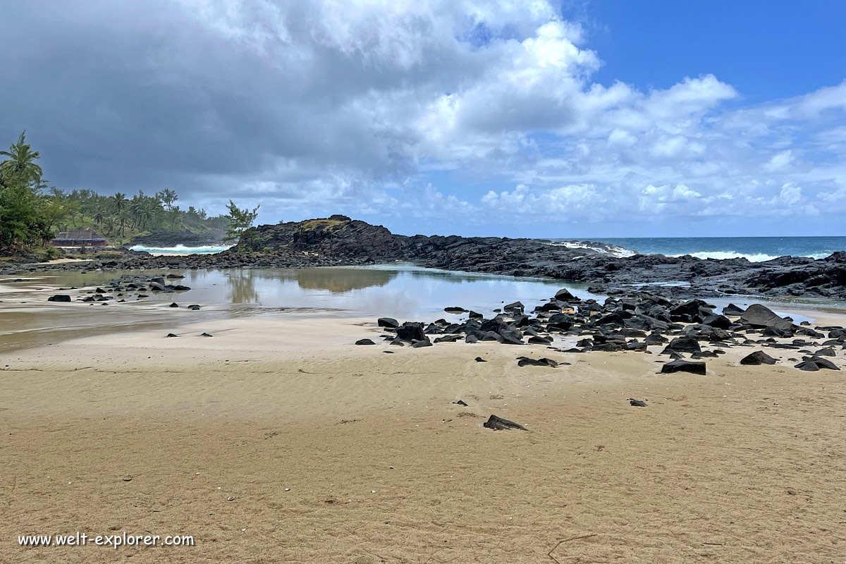 Piscine Naturelle schwimmen im Meer