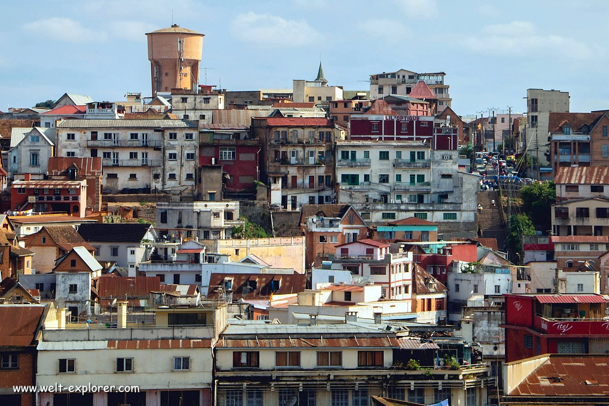 Stadtzentrum von Antananarivo