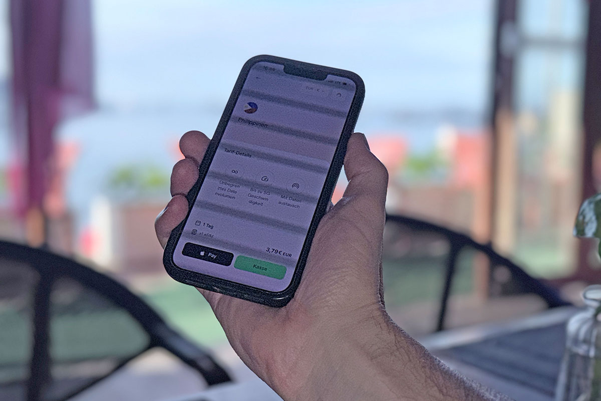 eSIM von Holafly mit unlimitiertem Datenvolumen