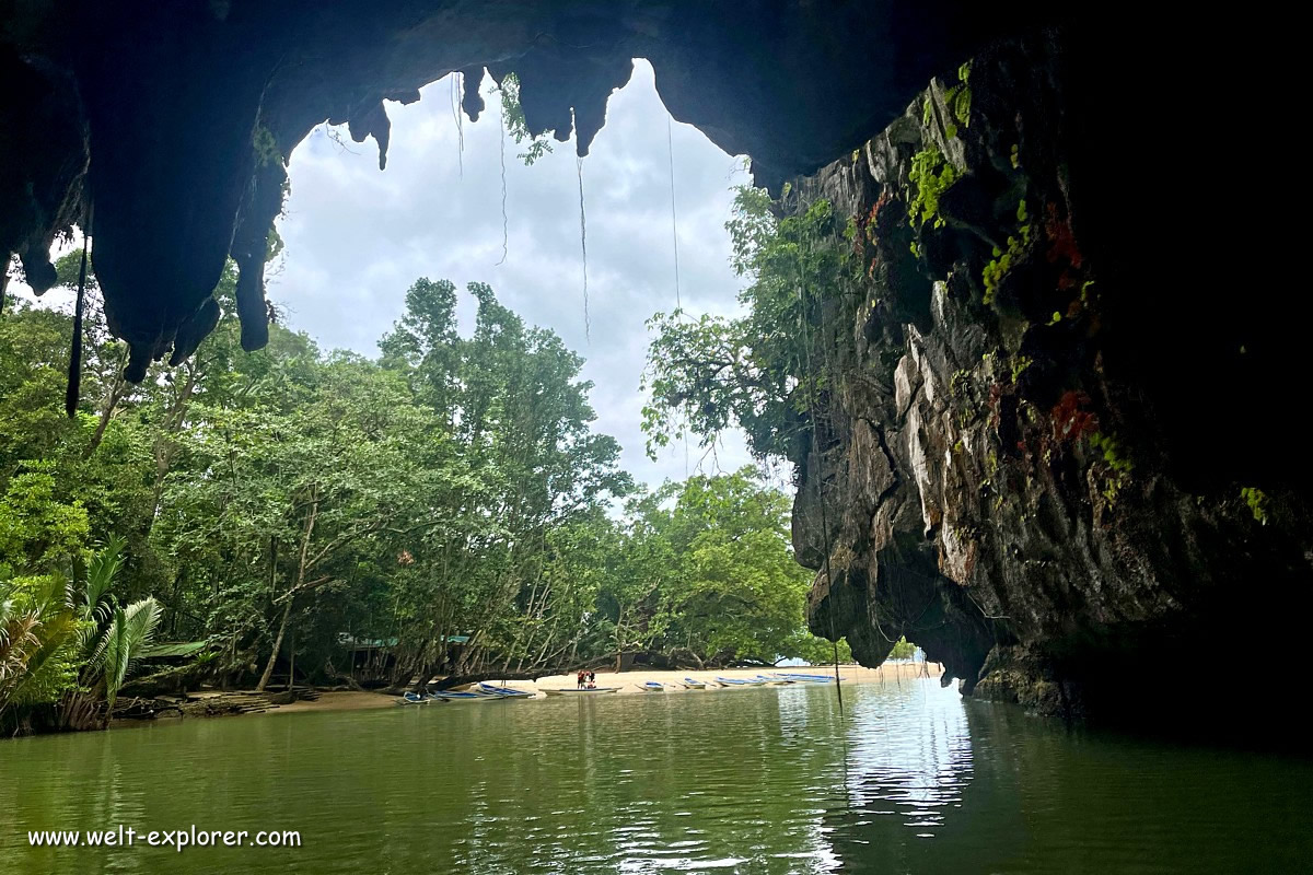 Puerto Princesa Unterground River Untergrundfluss und Weltwunder der Natur
