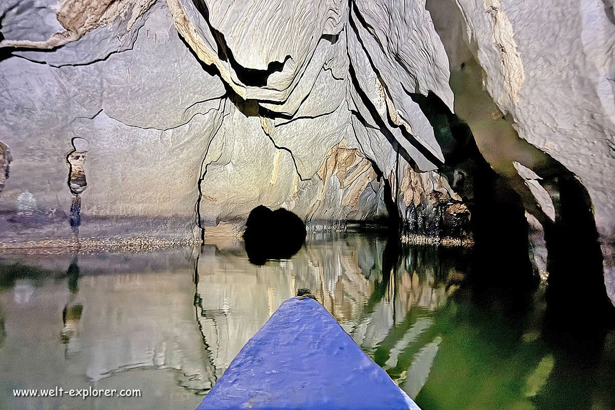 Weltwunder der Natur auf Palawan der unterirdische Fluss von Puerto Princesa