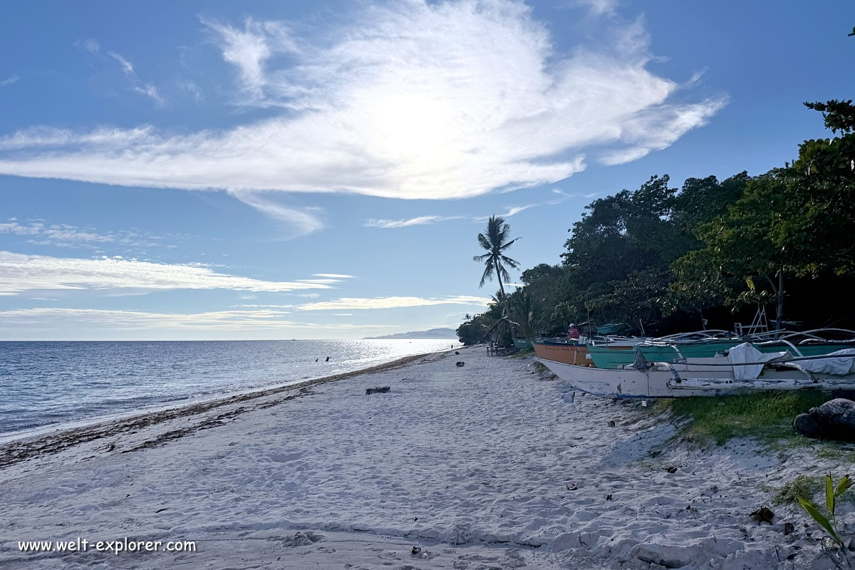 Anda White Beach Strand an der Ostküste