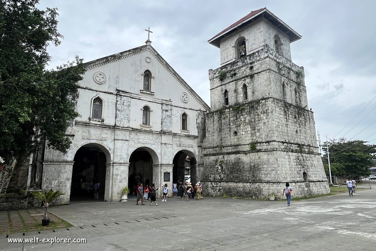 Baclayon Church und Kirche auf Bohol