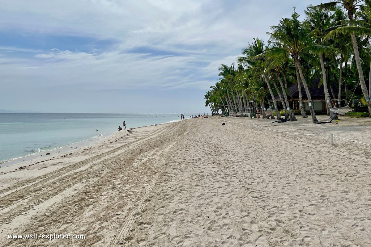 Küste und Strand auf der Insel Panglao